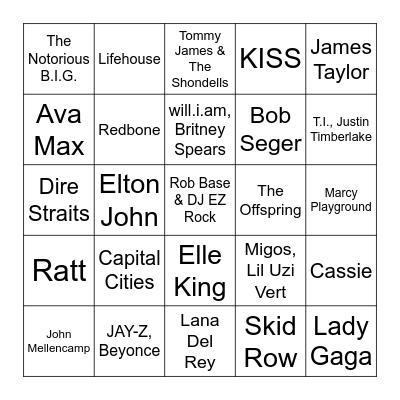 And Bingo Card