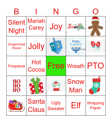 Hartford Holiday Bingo! Bingo Card