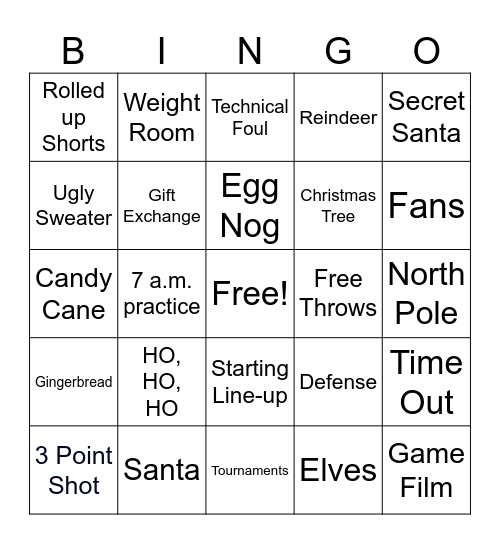 Eagle Bingo Card