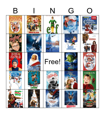 HOLIDAY Bingo Card