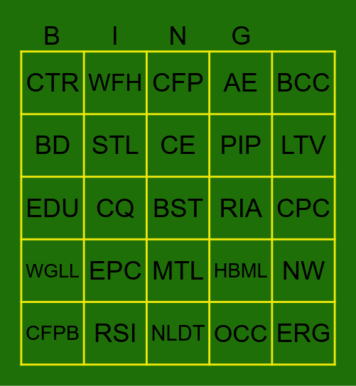 MMM...ALPHABET SOUP! Bingo Card