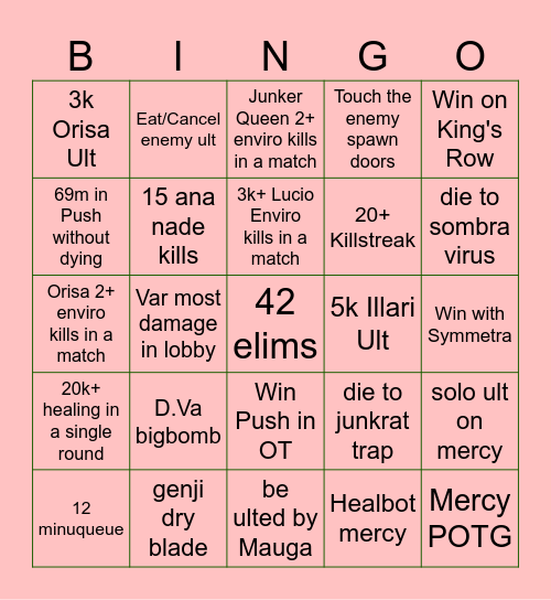 SHARDMAS - BINGO BLITZ Bingo Card