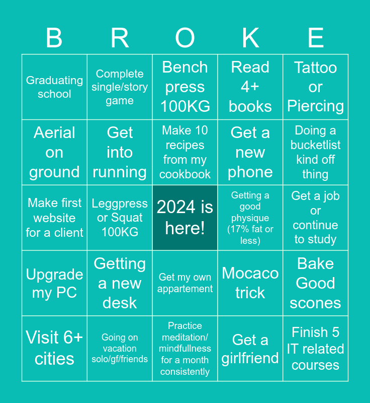 2024 IRL Achievements Bingo Card   2024 Irl Achievements 