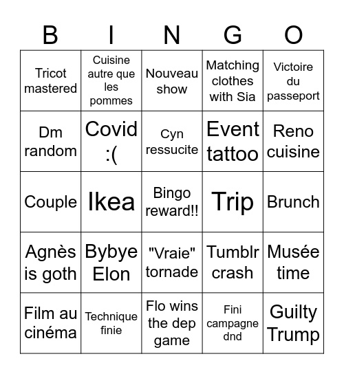 Bingo 2024 Bingo Card