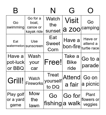 Minnesota BINGO: Bingo Card