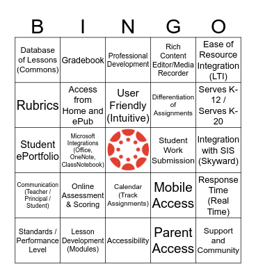 Geary County Canvas Bingo Card