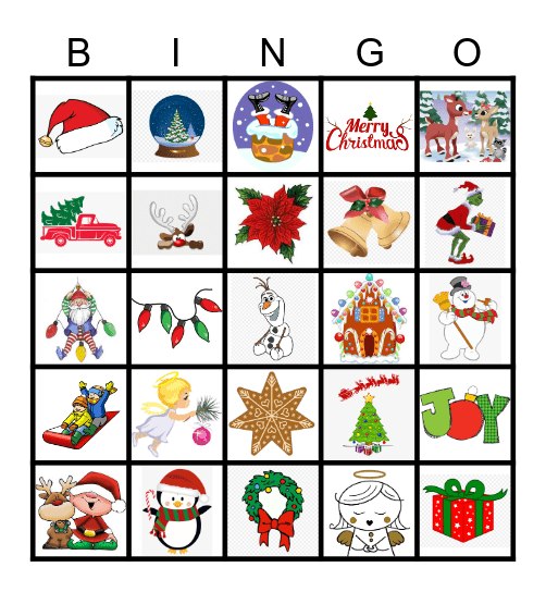 Christmas Bingo! Bingo Card