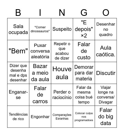 Bingo msi Bingo Card