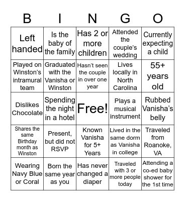 Find Someone Who... Bingo Card