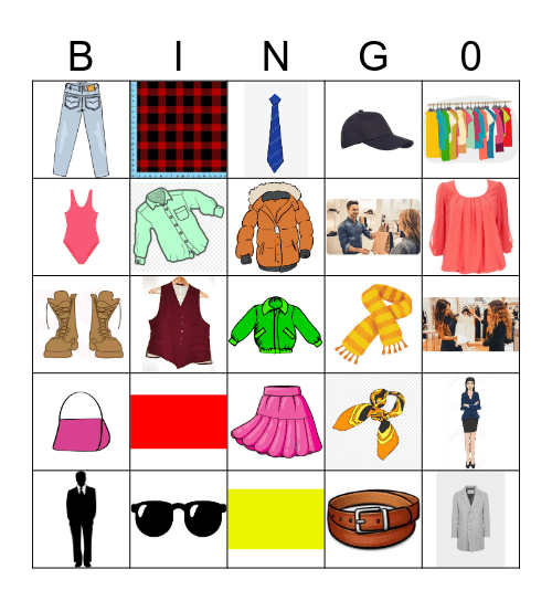 Les Vetements Bingo Card