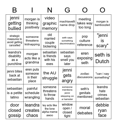 au bingo Card