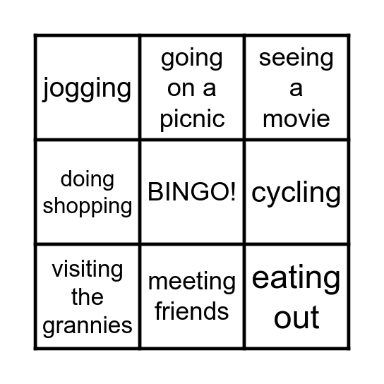 bingo 3 Bingo Card