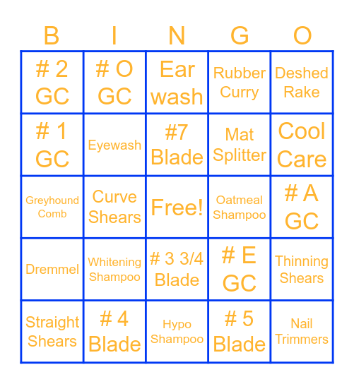Pawsperity Bingo Card