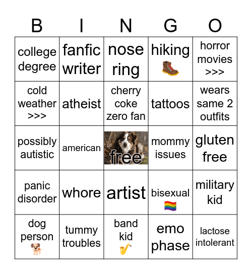 ZEERO Bingo Card