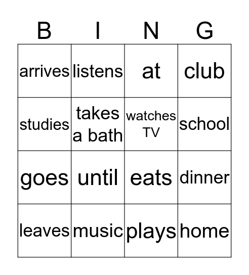 H2 - Print 2 Bingo Card