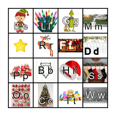 Holiday Bingo Card