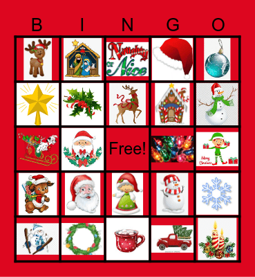 Christmas Bingo Card