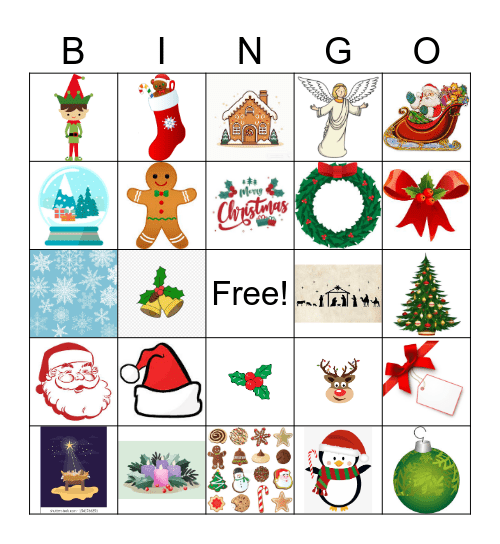 Christmas Bingo Card