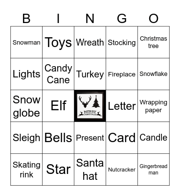 Christmas Bingo! Bingo Card