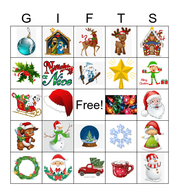 Christmas Bingo Card