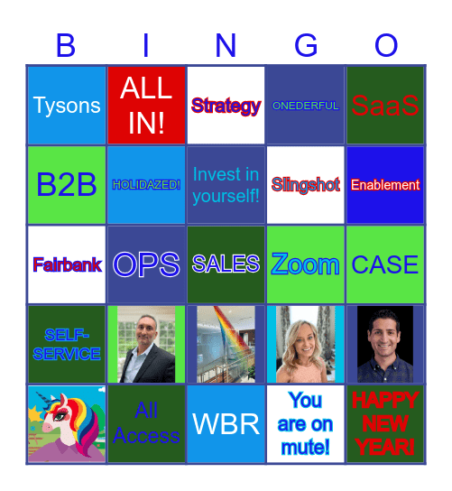 Go-To-Market Bingo Card