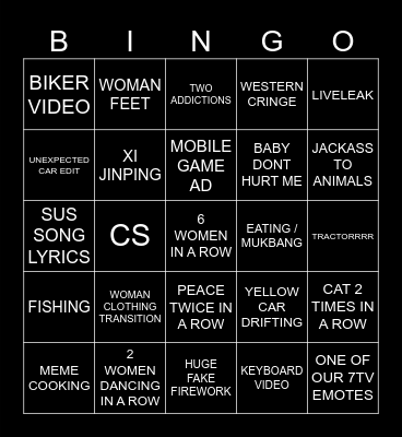 DOUYIN BINGO Card