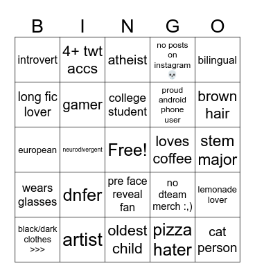 vicky bingo Card