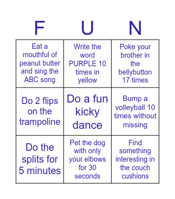 Ellie's Scratch-Off Bingo Card