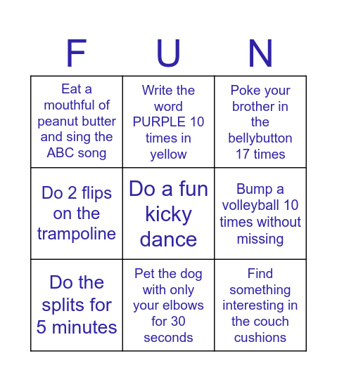 Ellie's Scratch-Off Bingo Card