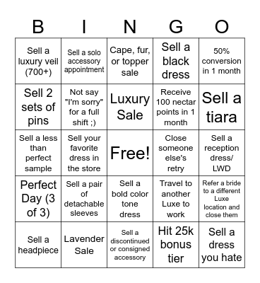 Gracie <3 Bingo Card