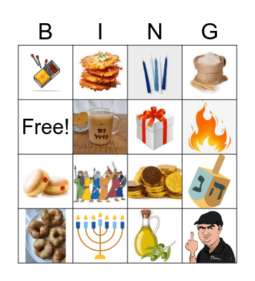 Hanukkah 2023 Bingo Card
