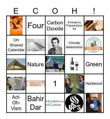 Bing-Oh Bingo Card