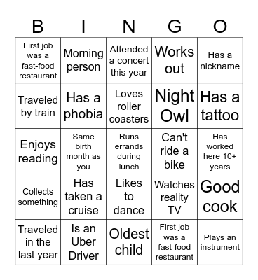 Start with Hello Bingo Card