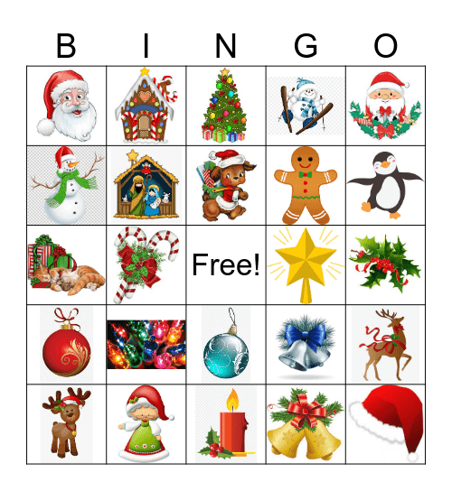 Christmas Bingo Card