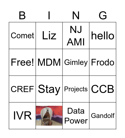 Customer IT Bingo Card
