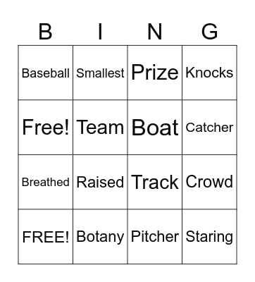 DI B2 Lesson 1-5 BINGO Card