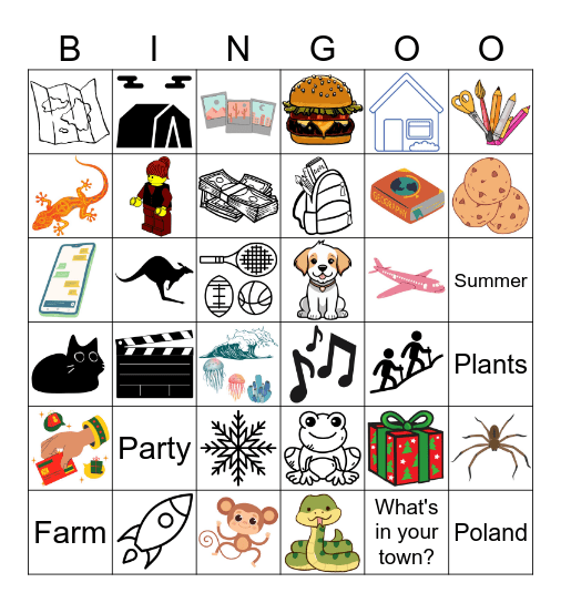 Grand Bingo Card