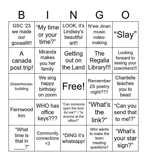 ✨VIDEA BINGO✨ Bingo Card