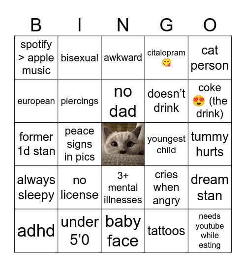 Jo! Bingo Card