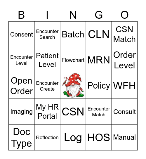 December 21, 2023 Meeting Bingo Card