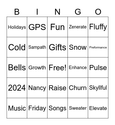 Team Green Town Hall Bingo Card