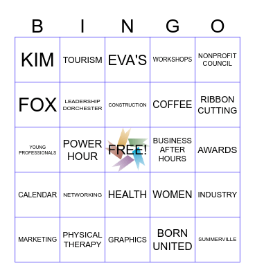 CHAMBER BINGO Card