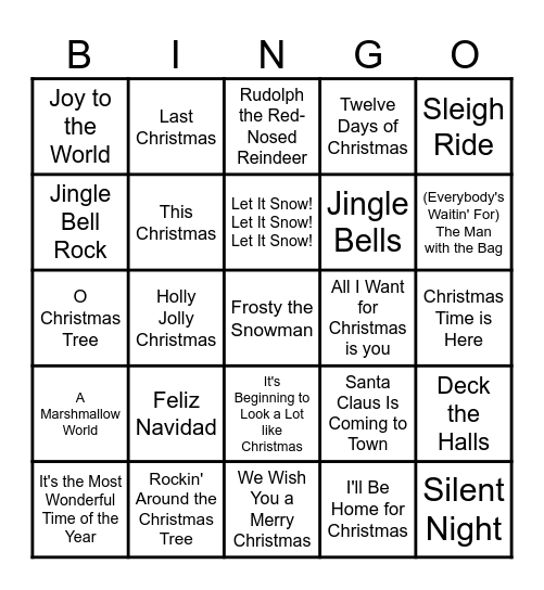 MPE Julefrokost Christmas Bingo! Bingo Card