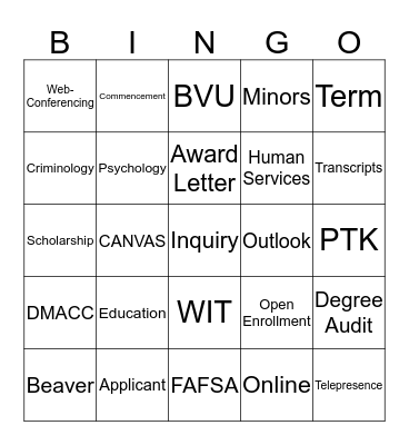 Region 2 Call Blitz Bingo Card
