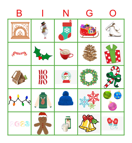 Holiday Bingo! Bingo Card