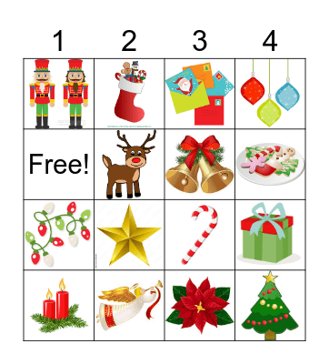 Christmas Bingo Card