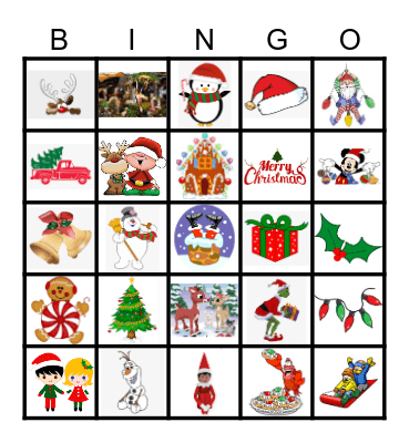 Christmas Bingo Card