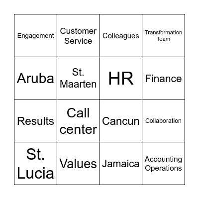 ALGV Bingo Card