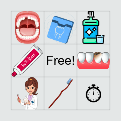 DENTAL HEALTH BINGO Card