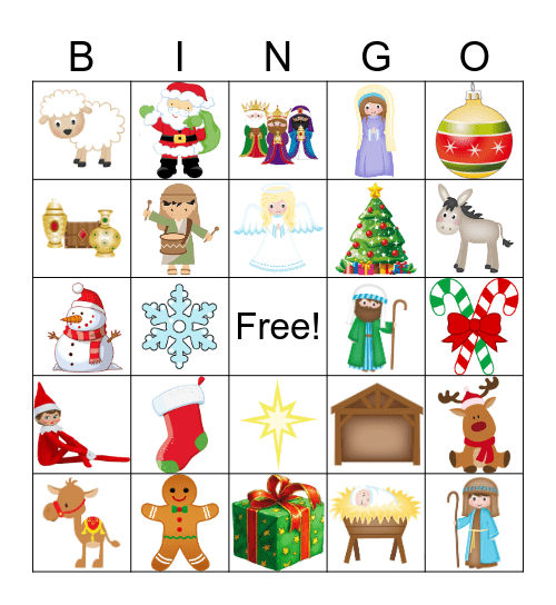 Christmas BINGO Card